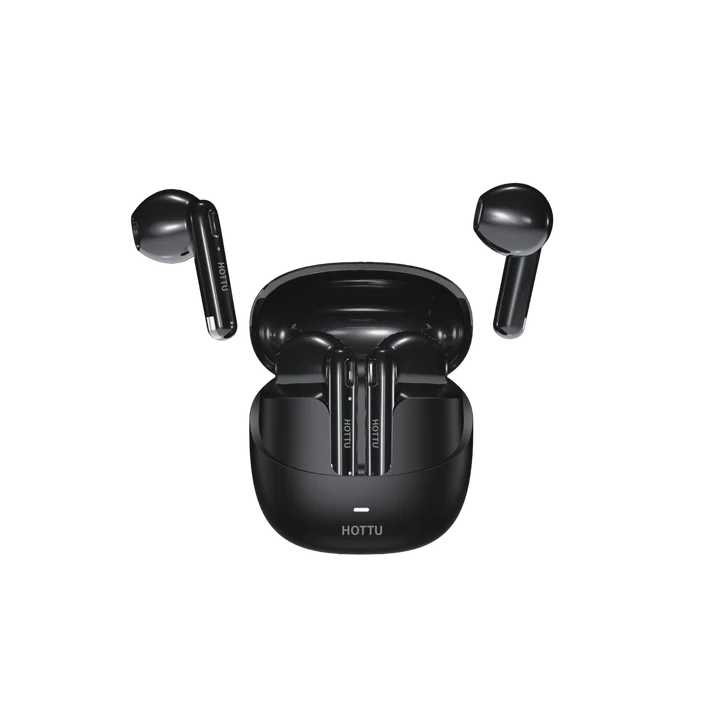 HOTTU TS07 TWS Wireless Earbuds – 25H Playtime, Bluetooth 5.4 & Solid Bass (Random Color)