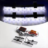 Remote Control Flasher For Bikes & Cars Car Grill Flasher 4 Pcs 16 leds