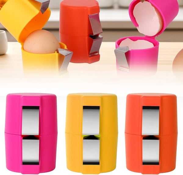 Egg Shell Opener Durable Design Easy Handling Smooth Cutting Comfortable Grip Perfect For Kitchen Use And Daily Cooking Needs