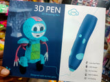 3 D Printing Pen For Kids Creative Education Art And Crafts Safe Filament Three D Pen Drawing Printer