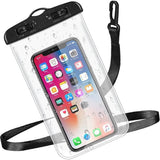 Universal Waterproof Mobile Phone Pouch Case Cover with Neck Strap | Random Color