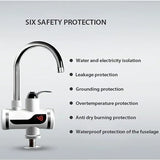 Electric Kitchen Instant Water Heater Tap – Instant Hot Water Faucet | Fast Heating Tankless Faucet