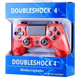PS4 Wireless Controller Gamepad Doubleshock - Gaming Accessory Designed For Wireless Control And Daily Entertainment Routine - Red