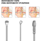 6-Piece Ear Wax Cleaning Kit |  Portable & Easy to Use