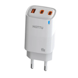 HOTTU FC34 65W GaN Super Quick Charger – Dual USB-C PD & USB-A Fast Charging