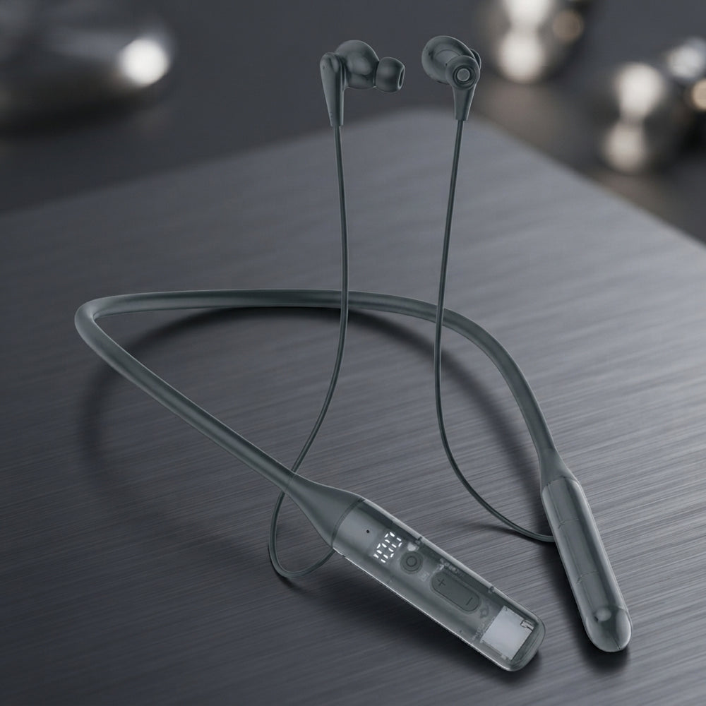 HOTTU NB02 Neckband Earphones – ENC, 100 Hours Playtime & Bluetooth 6.0