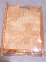 Large Wooden Serving Tray – Strong, Stylish, and Perfect for Serving Food, Drinks, and Decorating Your Home