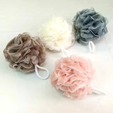 (1 pcs)Soft Mesh Bath Sponge – Exfoliating Body Scrubber Random color - Extra Soft Body Loofah Bath Sponge – Gentle Exfoliating Shower Pouf for Radiant, Smooth Skin – Mesh Shower Scrubber for Men & Women - Random Color
