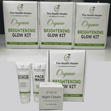 Brightening Glow Kit by The Health Healer | Face Wash, Scrub & Night Cream Set